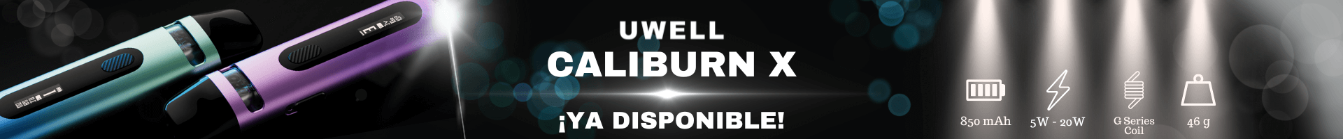 Uwell Caliburn X Banner